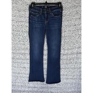 Hollister Low Rise Bootcut Jeans Womens 25R Dark Wash Soft Stretch